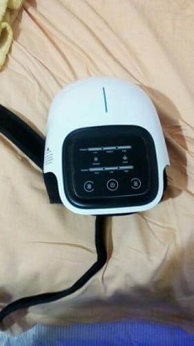 Customer photo review of Smart Heated Cordless Knee Massager - Fast Joint Pain Relief & Recovery