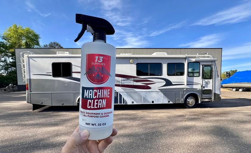 Customer photo review of 13 Supplies® Machine Clean: All Purpose Cleaner