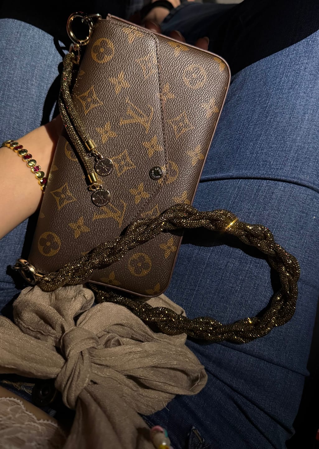 Customer photo review of CHAIN STRAP - Antique Gold