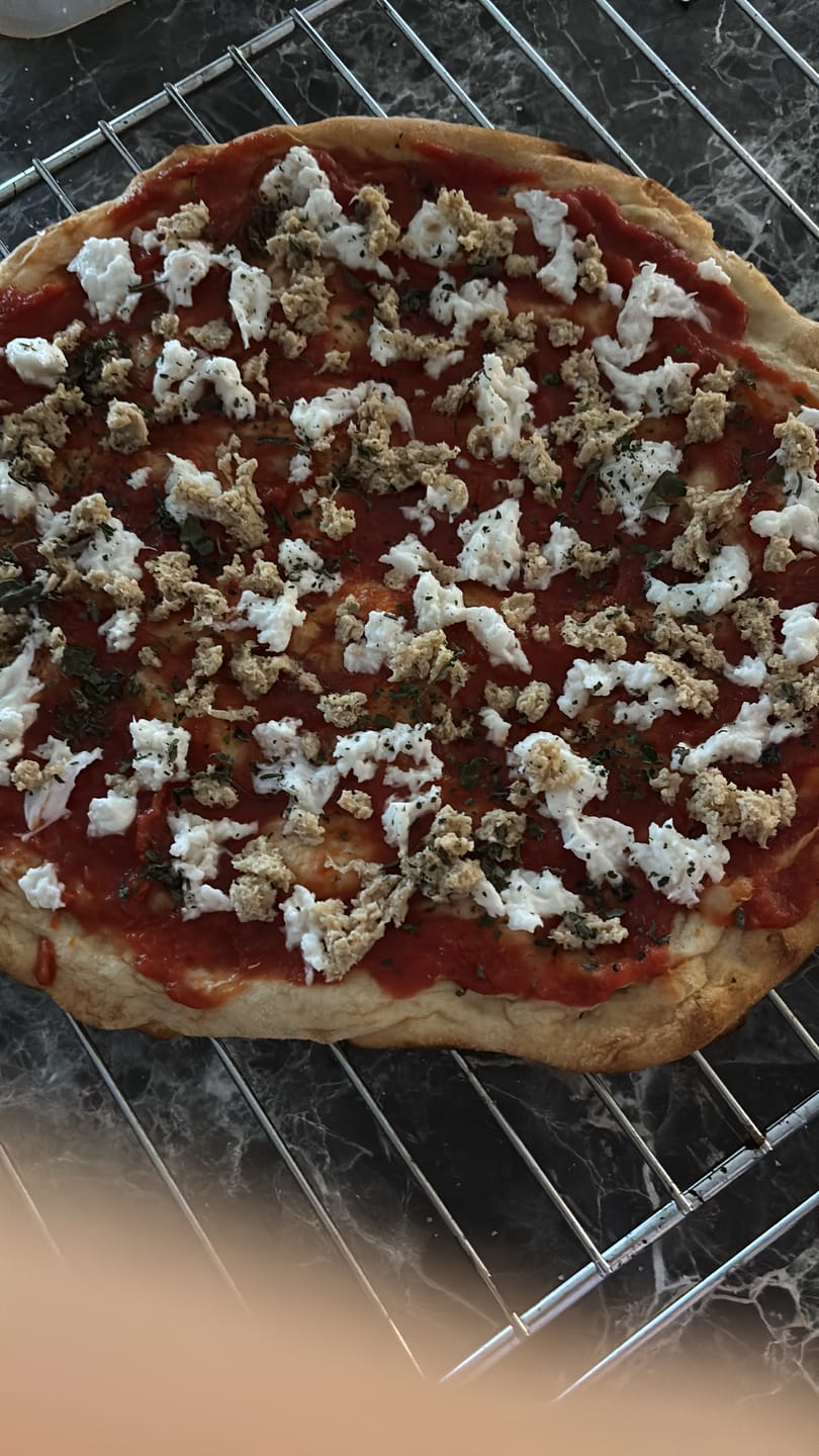 Customer photo review of Pizza sorriso "Low Carb Extreme"