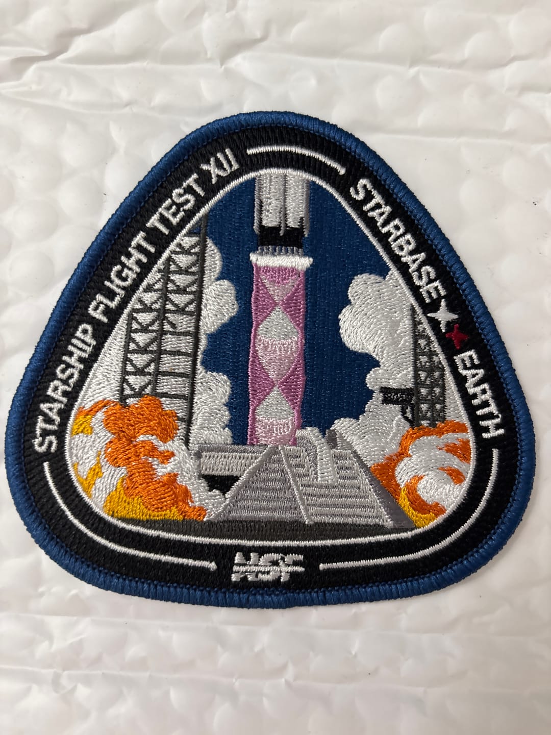 Customer photo review of Starship Flight 12 - Collectors Patch
