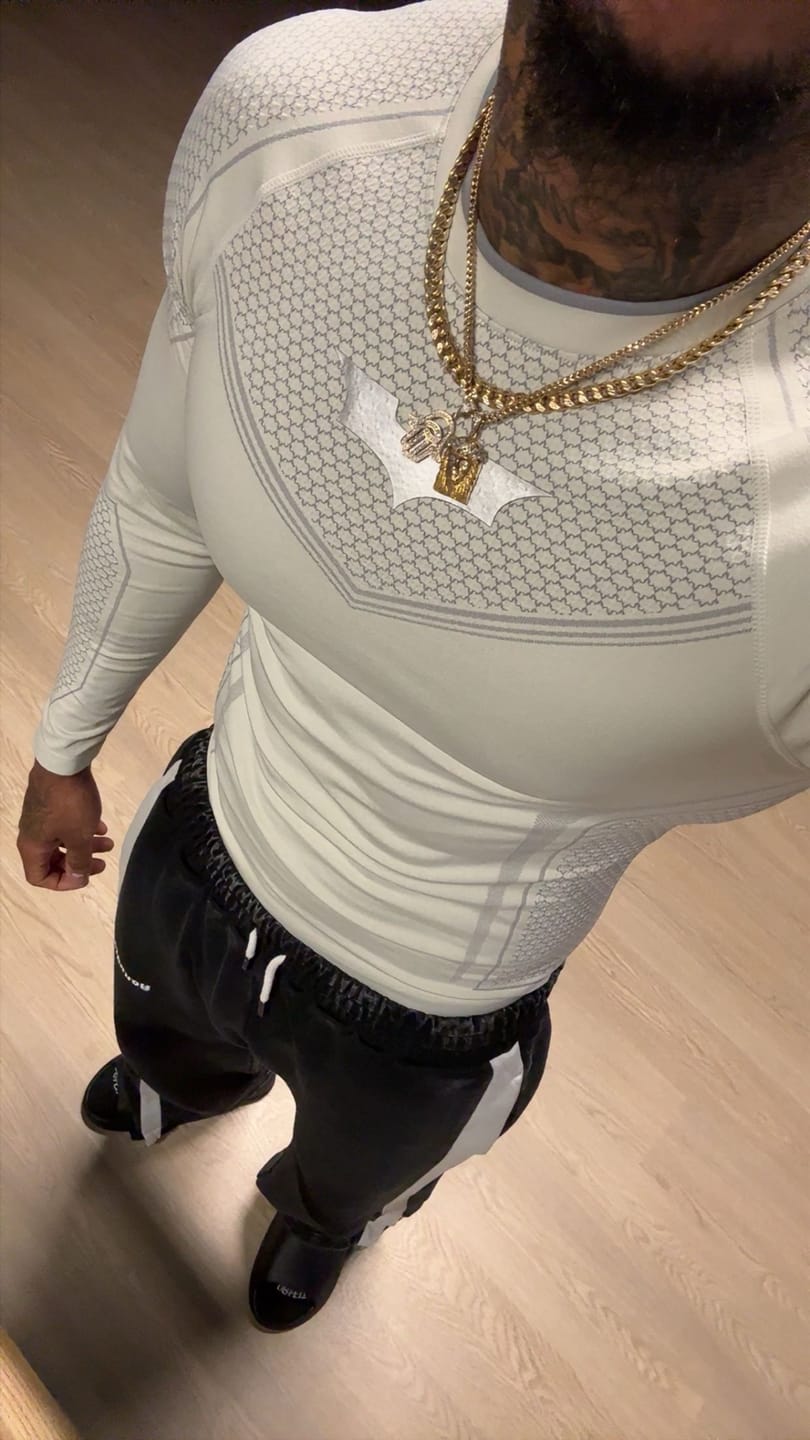 Customer photo review of 8004 - Batman Compression Longsleeves