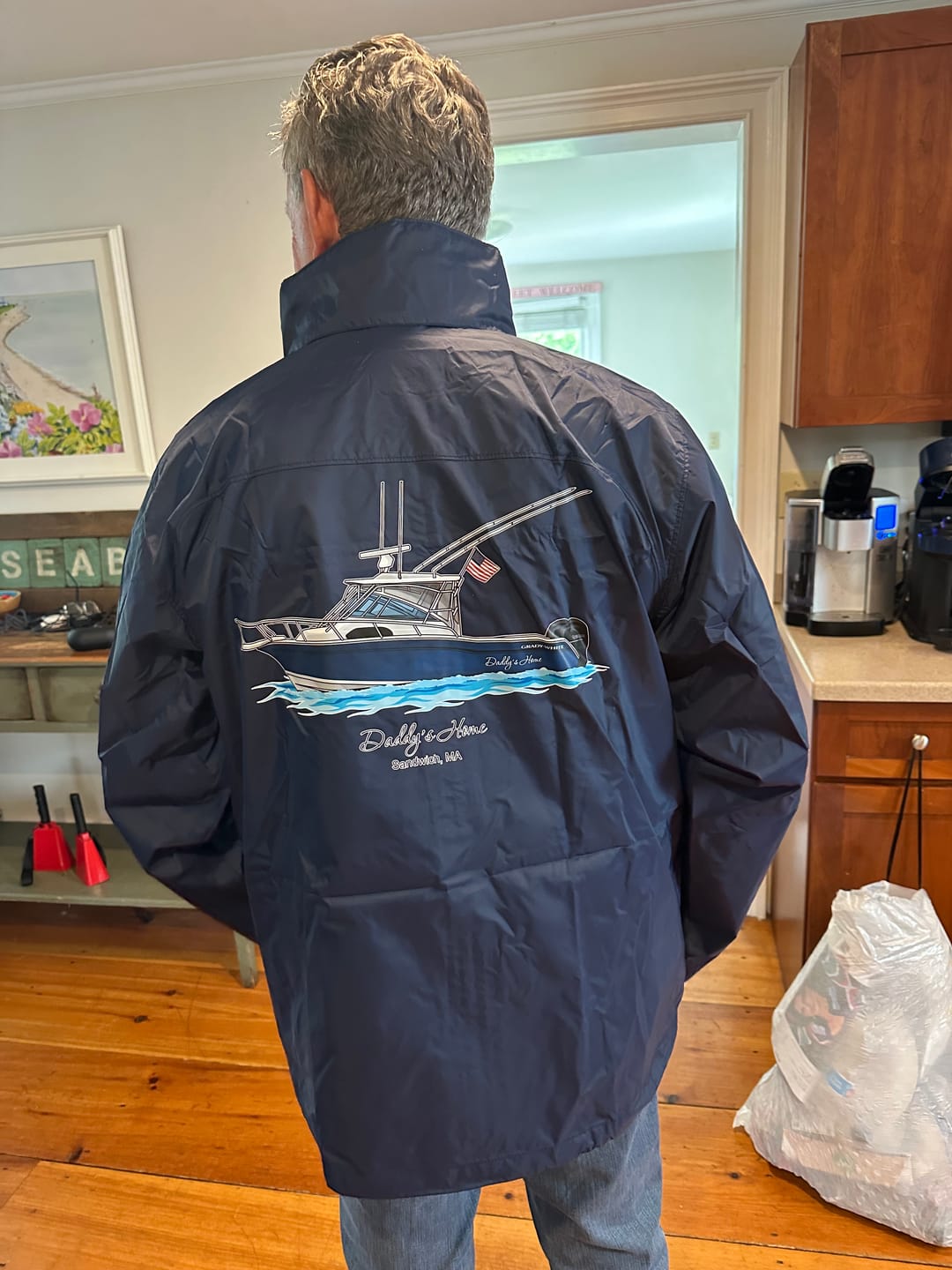 Customer photo review of Custom Columbia Glennaker Lake™ II Rain Jacket