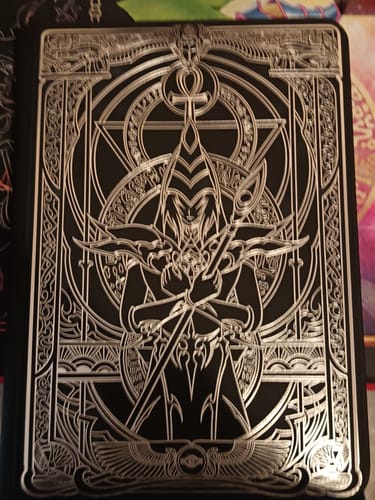 Customer photo review of The Darkest Magician 9-Pocket Trading Card Binder