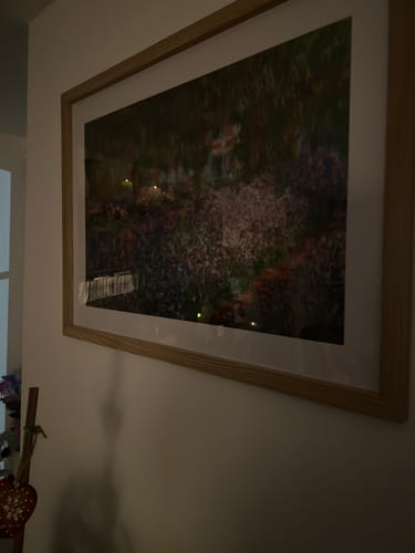 Customer photo review of The Artist’s Garden In Giverny | Claude Monet | 1900