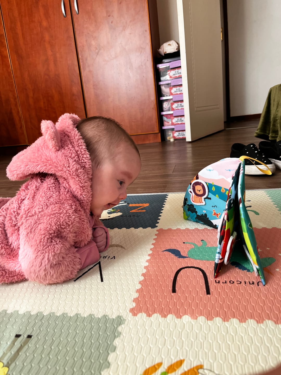 Customer photo review of Mountain & Alphabet Play Mat