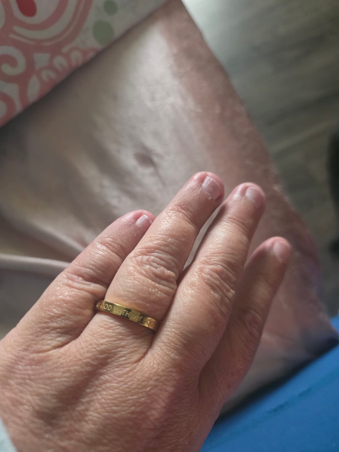 Customer photo review of HONORING GOD WITH MY BODY RING
