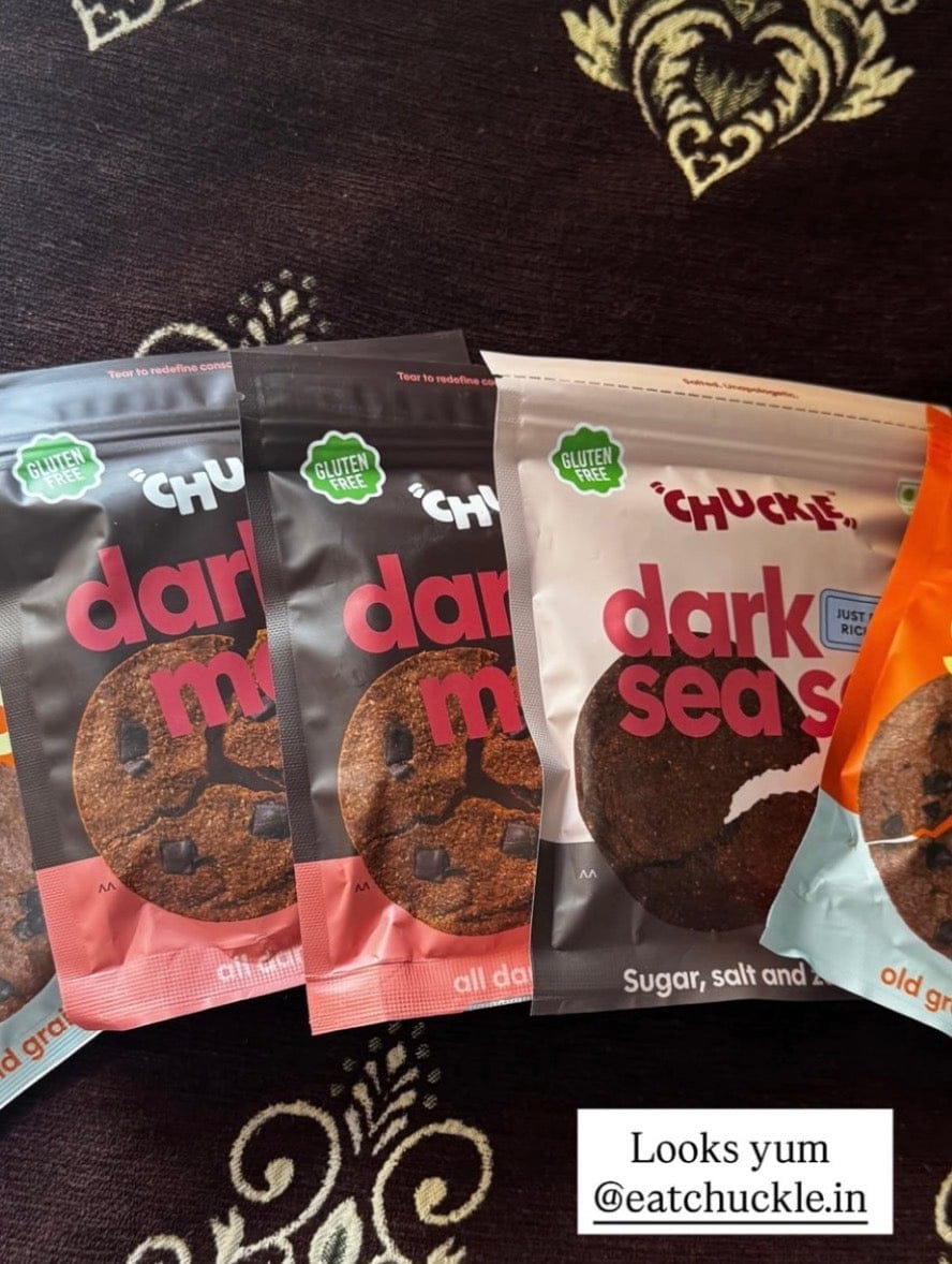 Customer photo review of dark matter cookies