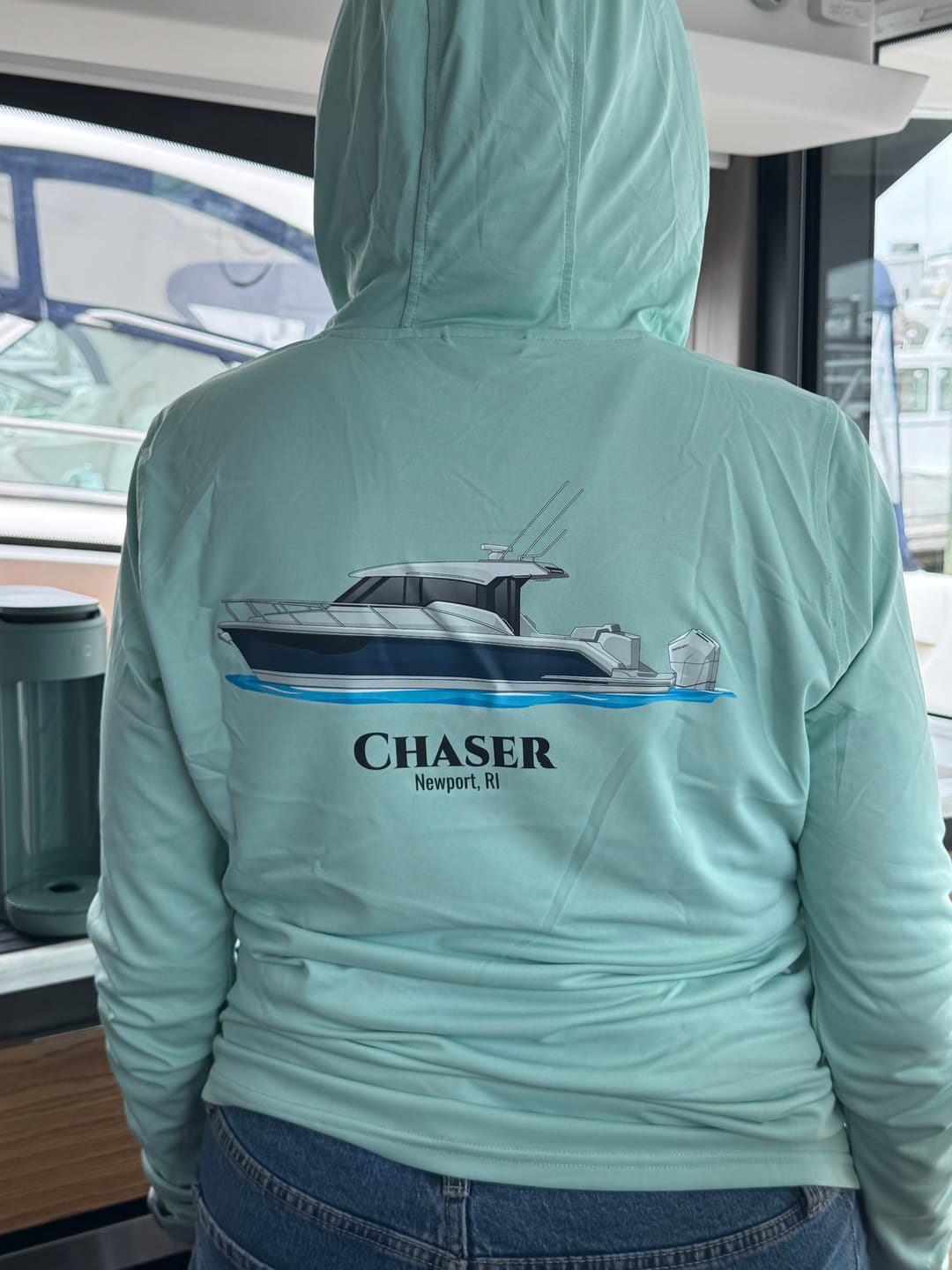 Customer photo review of Custom Dri-Fit Fishing Hoodies