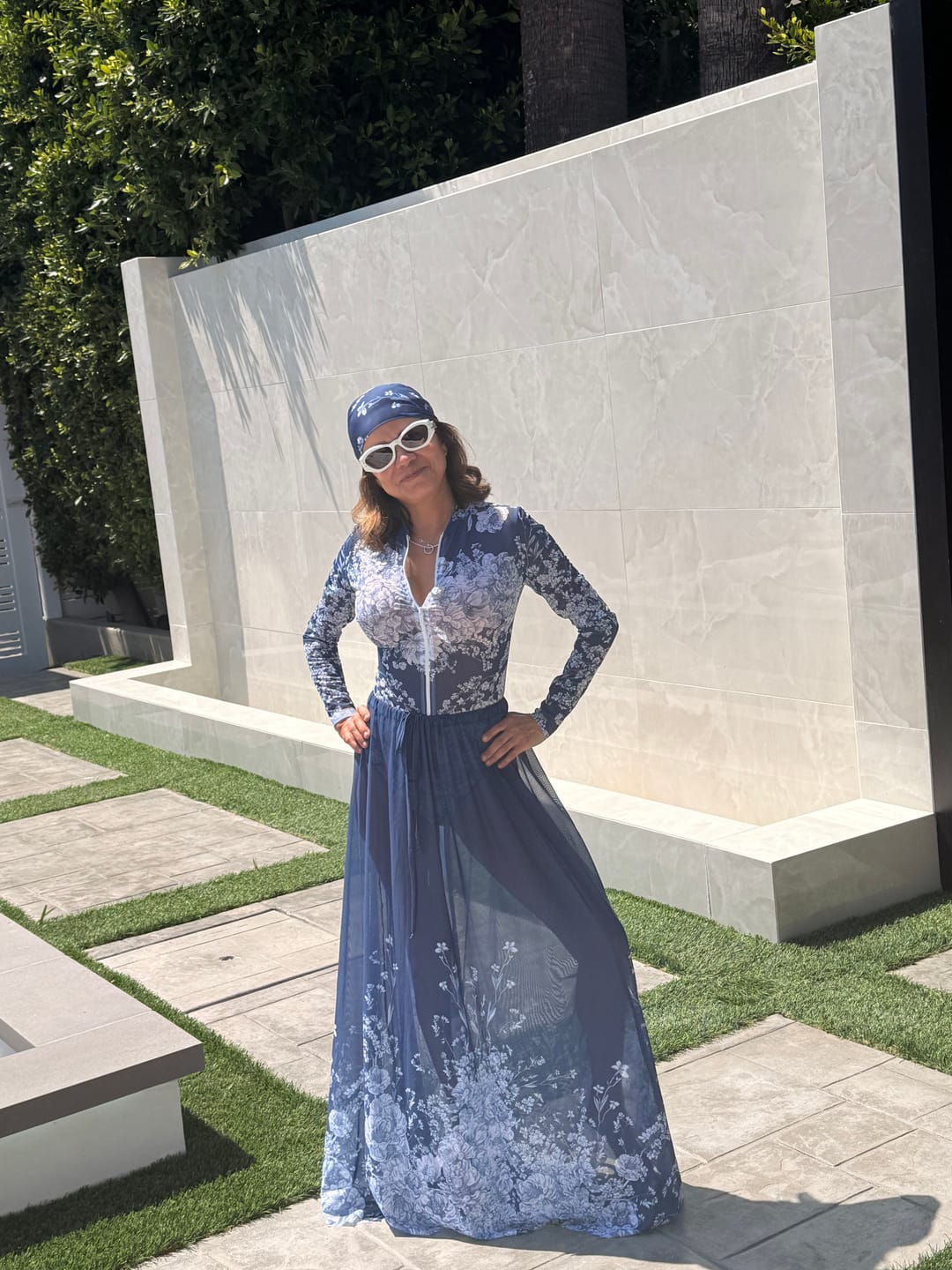 Customer photo review of One-Piece Long Sleeve with Zipper