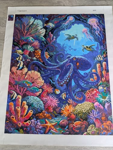 Customer photo review of Colorful Deep Sea Octopus