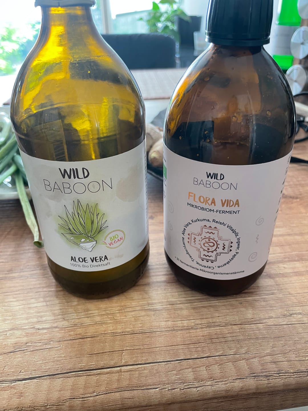 Customer photo review of Neu: FLORA VIDA - Ferment mit lebenden Mikroorganismen, Kurkuma, Ingwer und Aloe Vera, BIO
