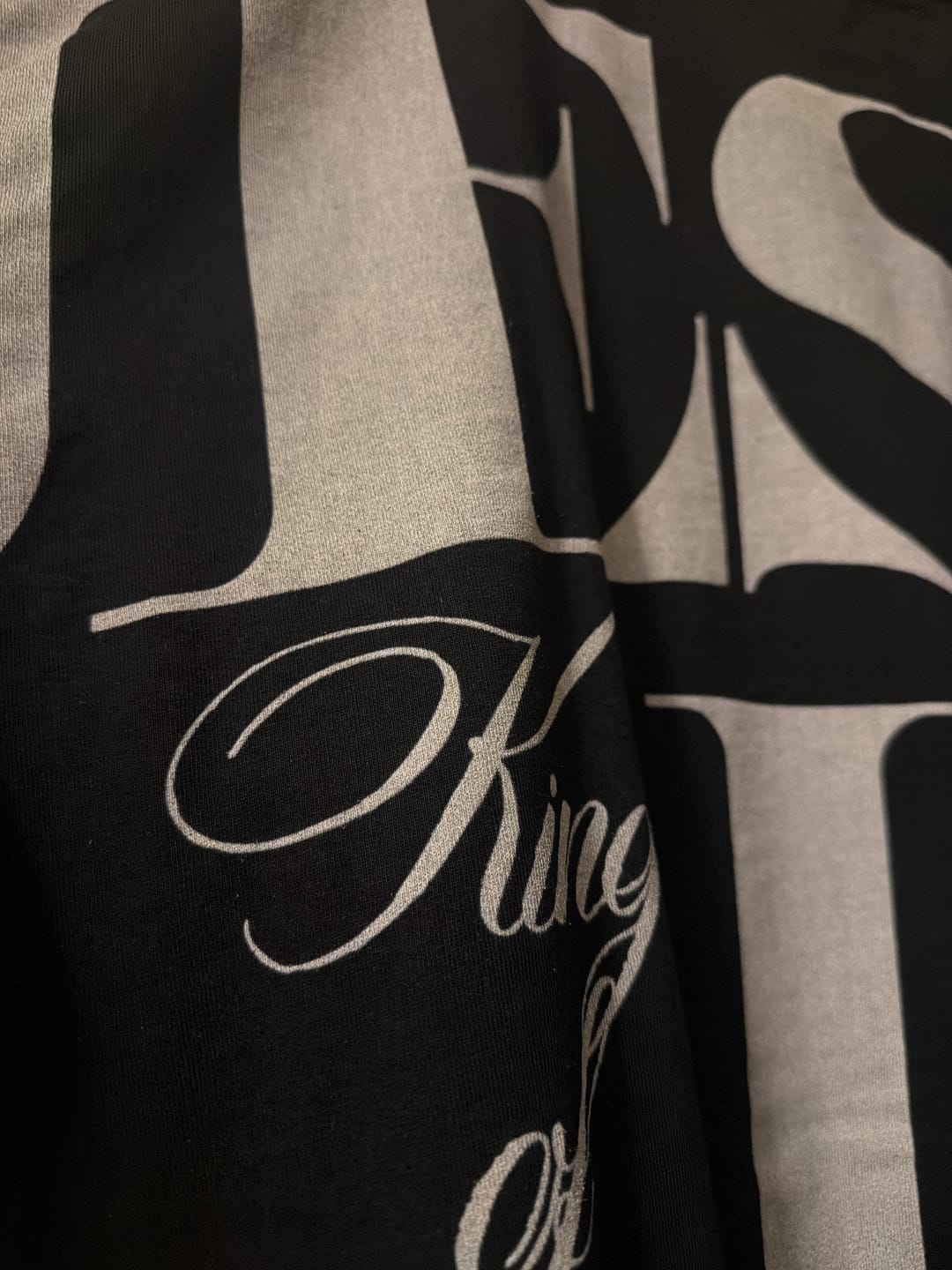 Customer photo review of [PRE-ORDER - SHIPS APRIL 17TH] Jesus is King Jumbo Print Tee - Black (Oversized Fit)