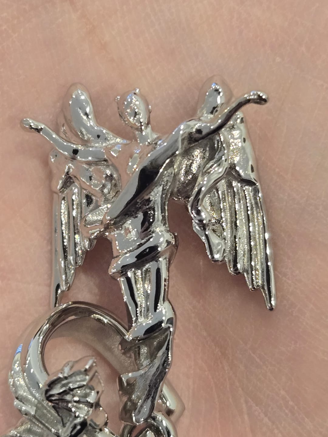 Customer photo review of FALLEN ANGEL PENDANT