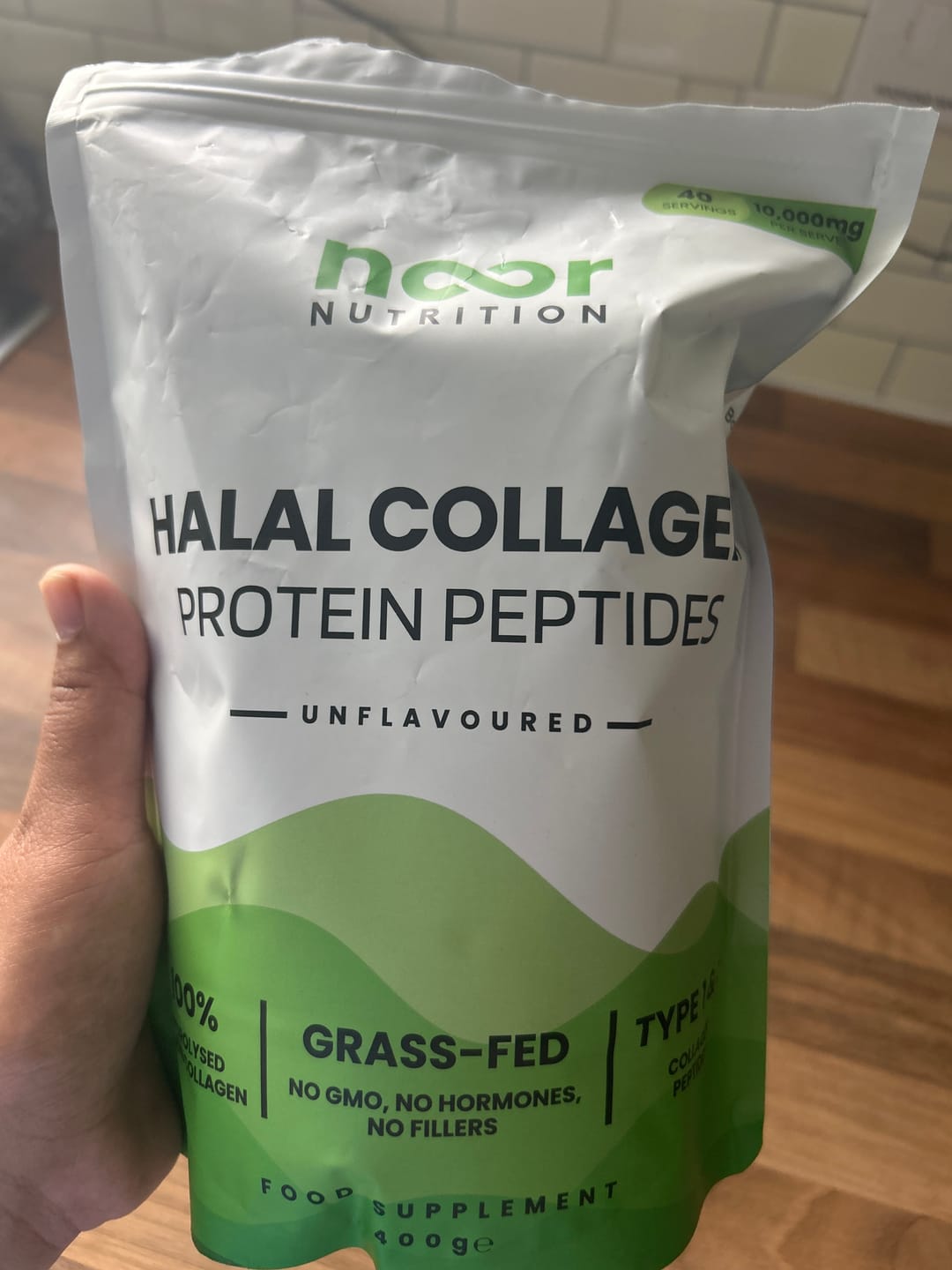 Customer photo review of Halal Collagen Powder