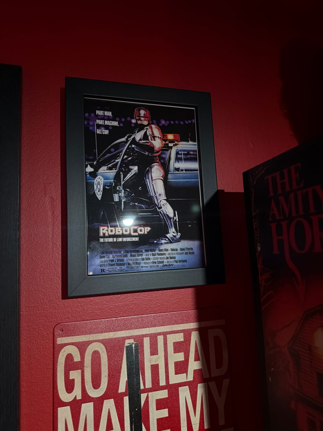 Customer photo review of Robocop - Movie Poster