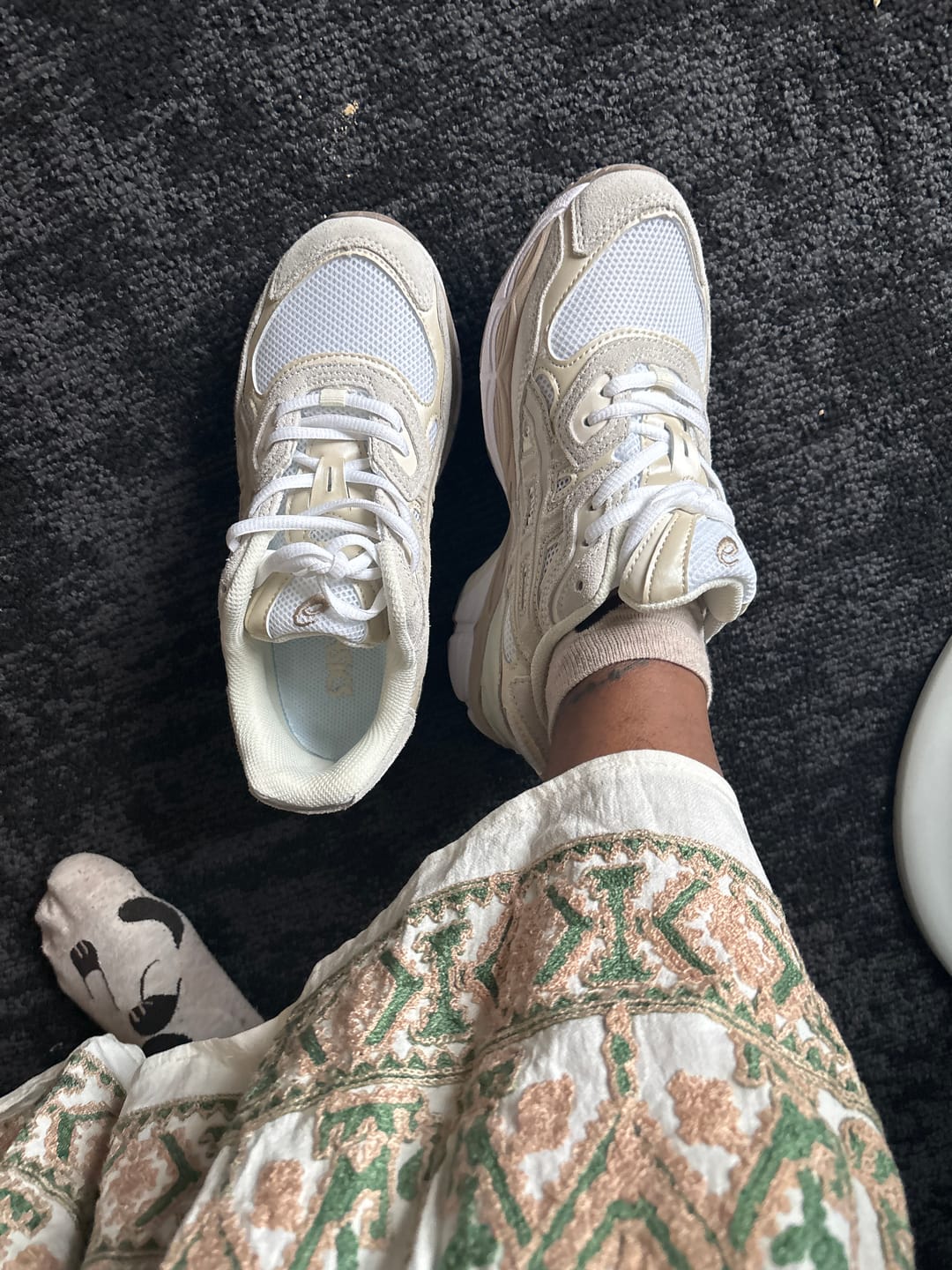 Customer photo review of ASICS Gel NYC - Cream Arctic Sky