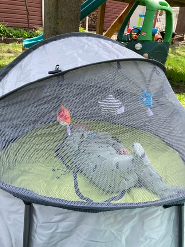 Customer photo review of Nidö: Pop-up Play Tent with Mosquito Net