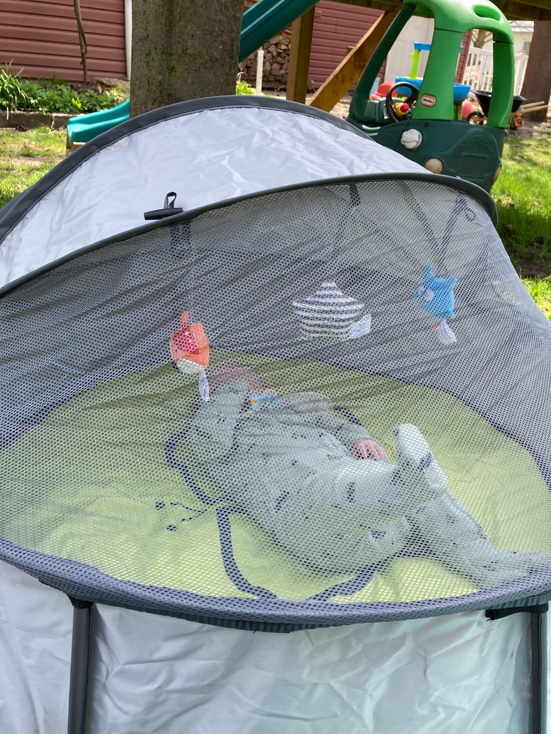 Customer photo review of Nidö: Pop-up Play Tent with Mosquito Net