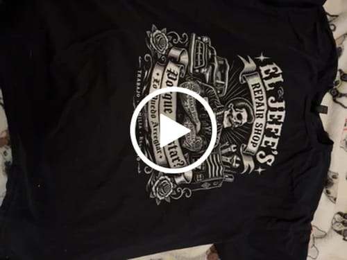 Customer video review of El Jefe Old School OG Chingon T-Shirt