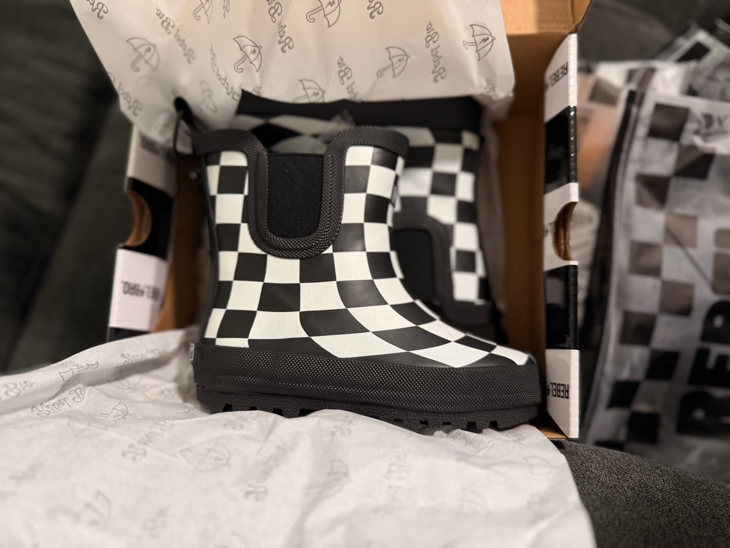 Customer photo review of Classic Midi Rain Boot in Venice