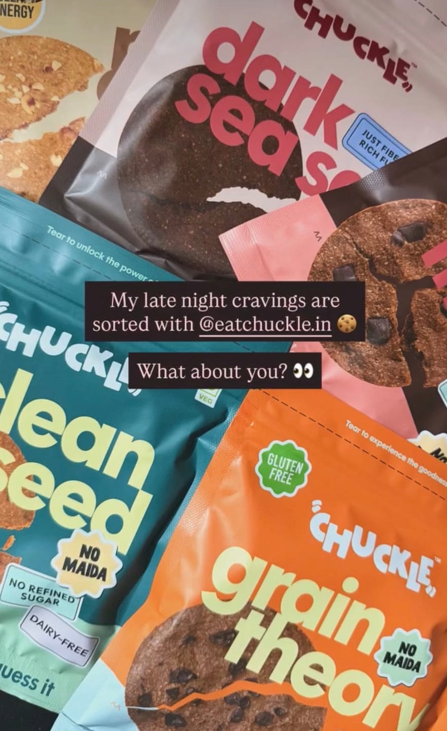 Customer photo review of dark matter cookies