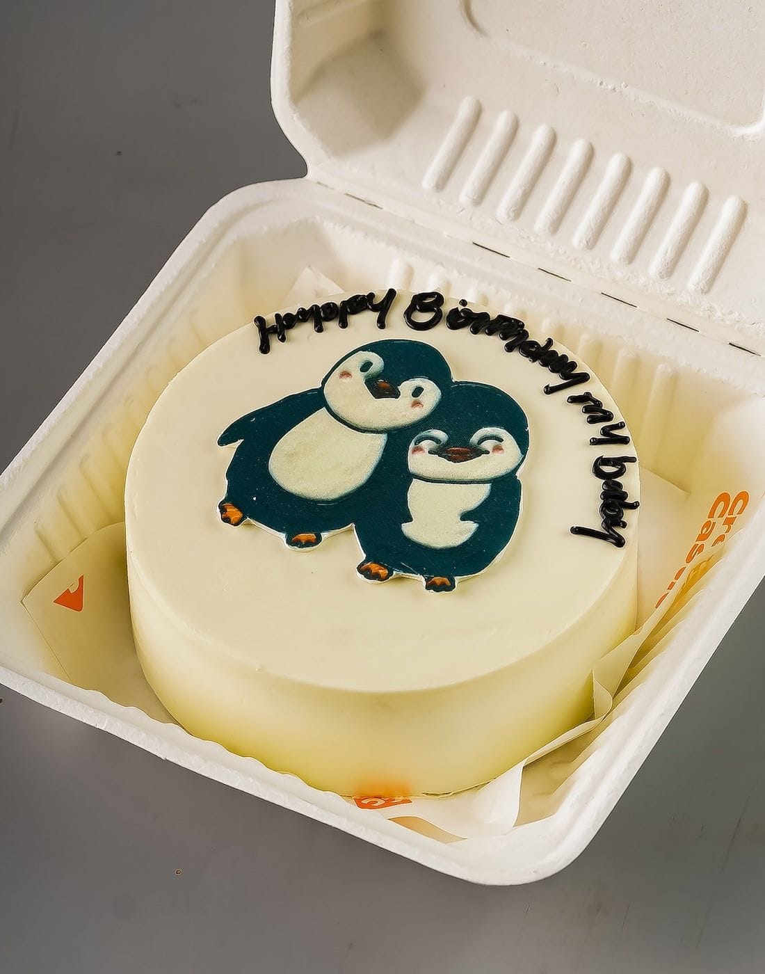 Customer photo review of Penguin Cake