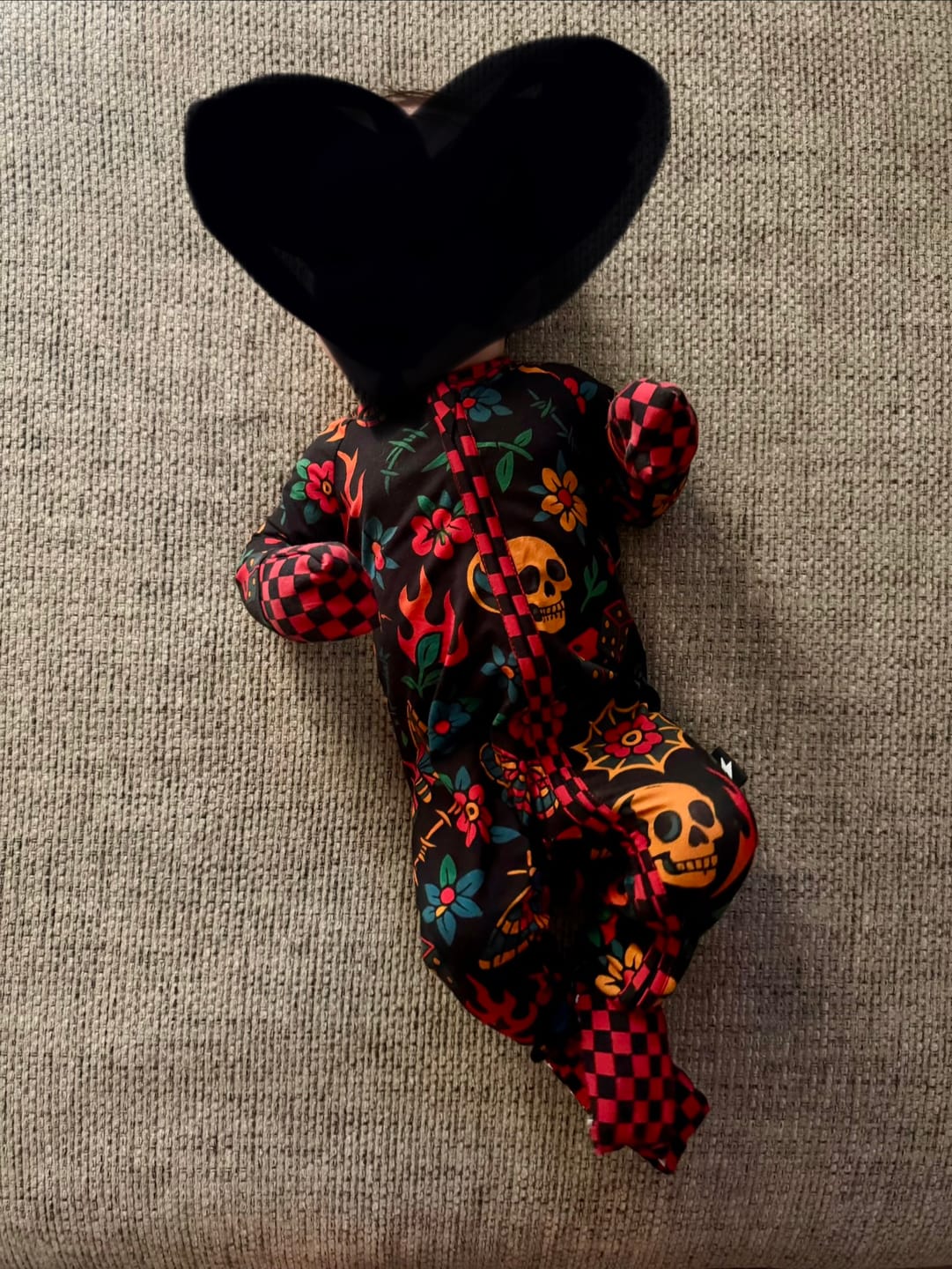 Customer photo review of Bamboo Zippy Sleeper in Inkworks