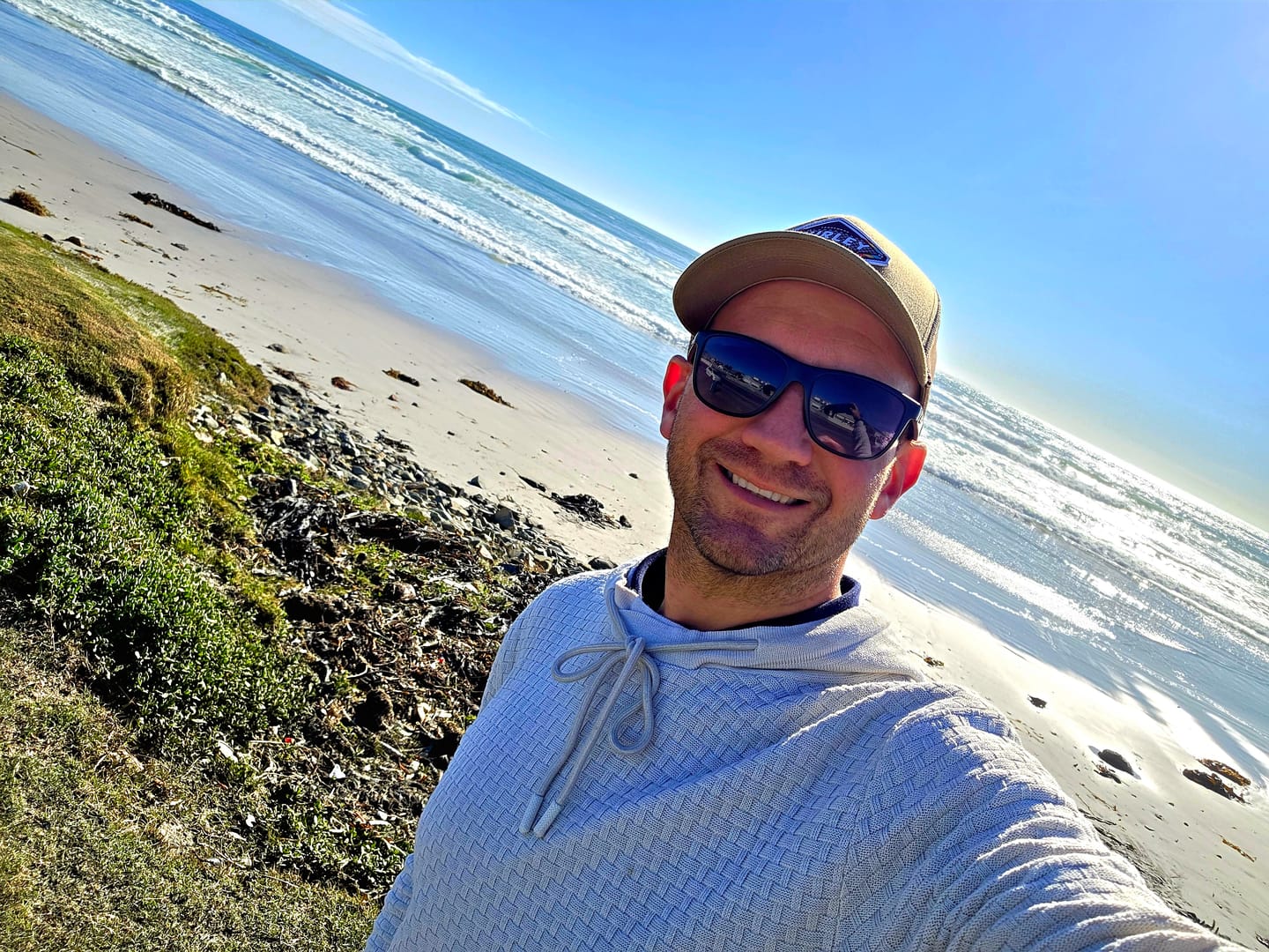 Customer photo review of Fusion Hoodie Knit Stone