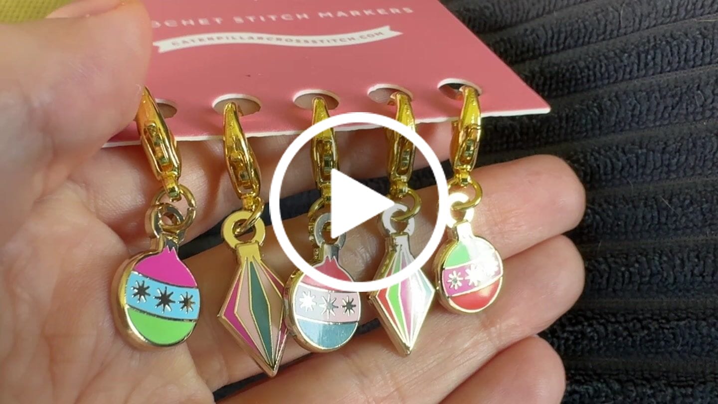 Customer video review of Crochet Stitch Markers - Baubles