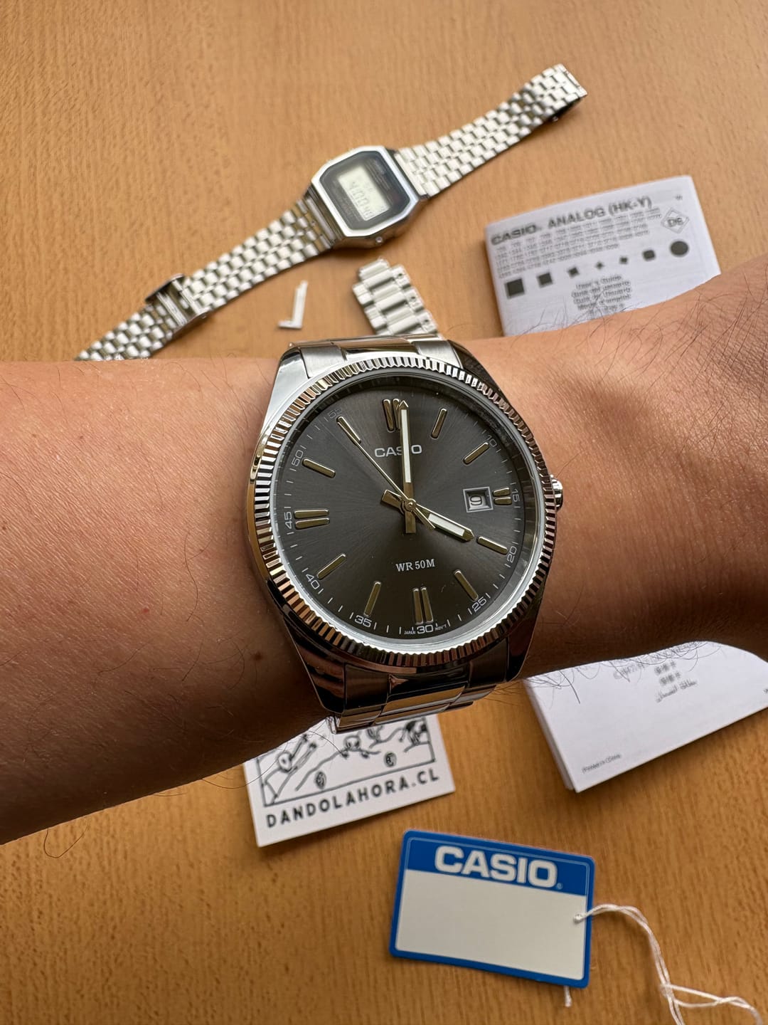 Customer photo review of Reloj Casio Análogo MTP-1302D-1A1V Negro 38,5mm