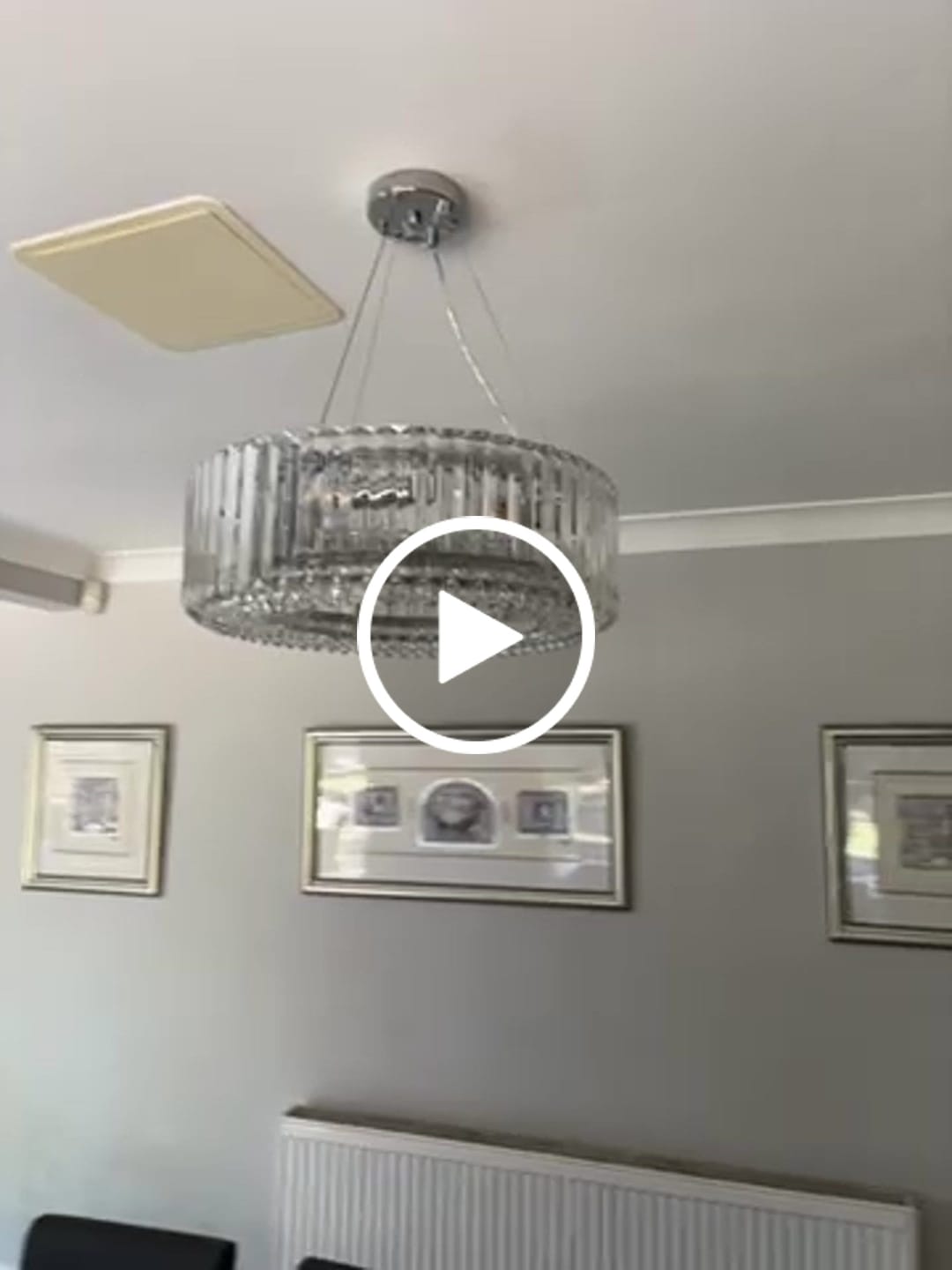 Customer video review of Glam Modern Round Crystal Chandelier