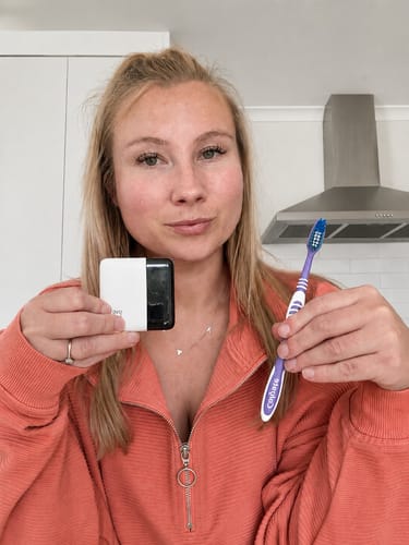 Customer photo review of Oralux UV Toothbrush Sanitizer