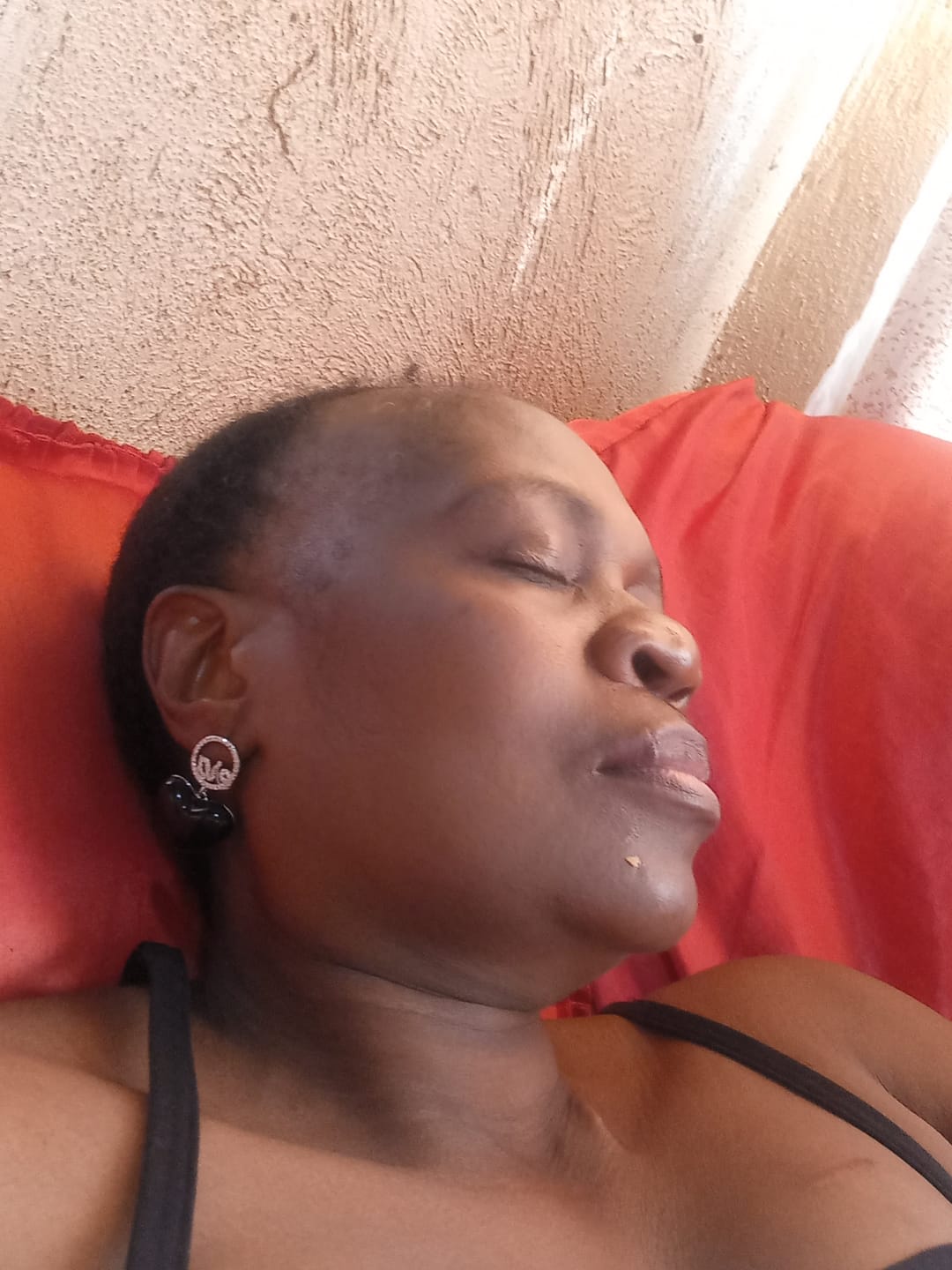 Customer photo review of Black Era Adore Silver Earrings