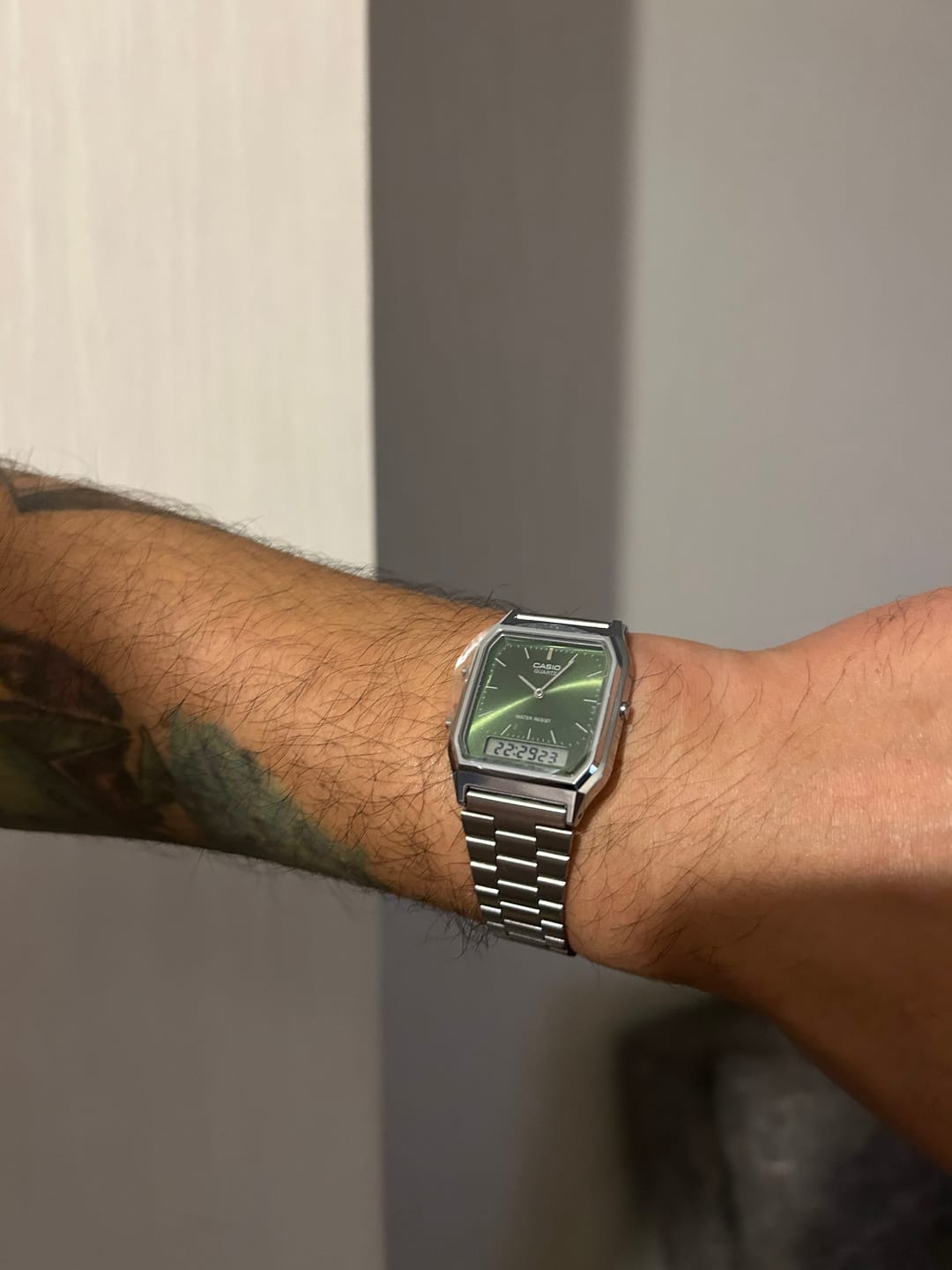 Customer photo review of Reloj Casio Vintage  AQ-230A-3A Análogo Digital Verde