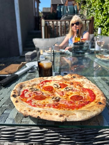 Customer photo review of Sourdough Pizza Bases