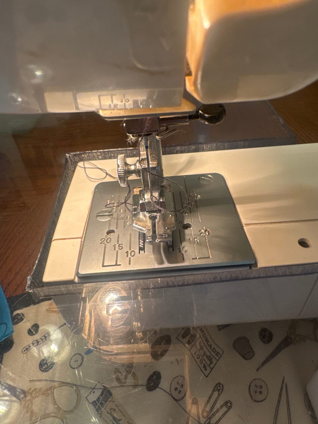 Customer photo review of 1/4" Quilting Foot, Snap On #XA3805021