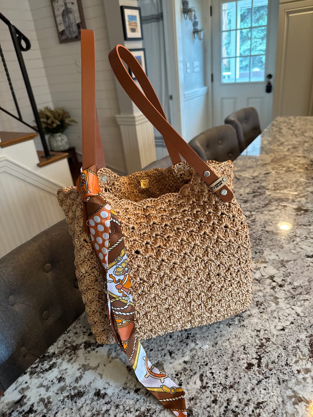 Customer photo review of CrochetPark™ Aveline crochet Shoulder Bag Kit