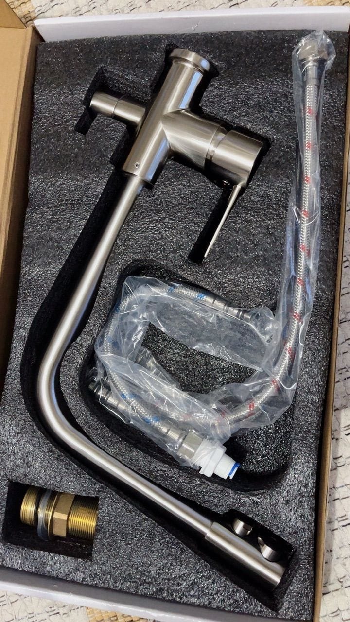 Customer photo review of Torneira Para Cozinha Gourmet Monocomando Com Filtro Royal Safira