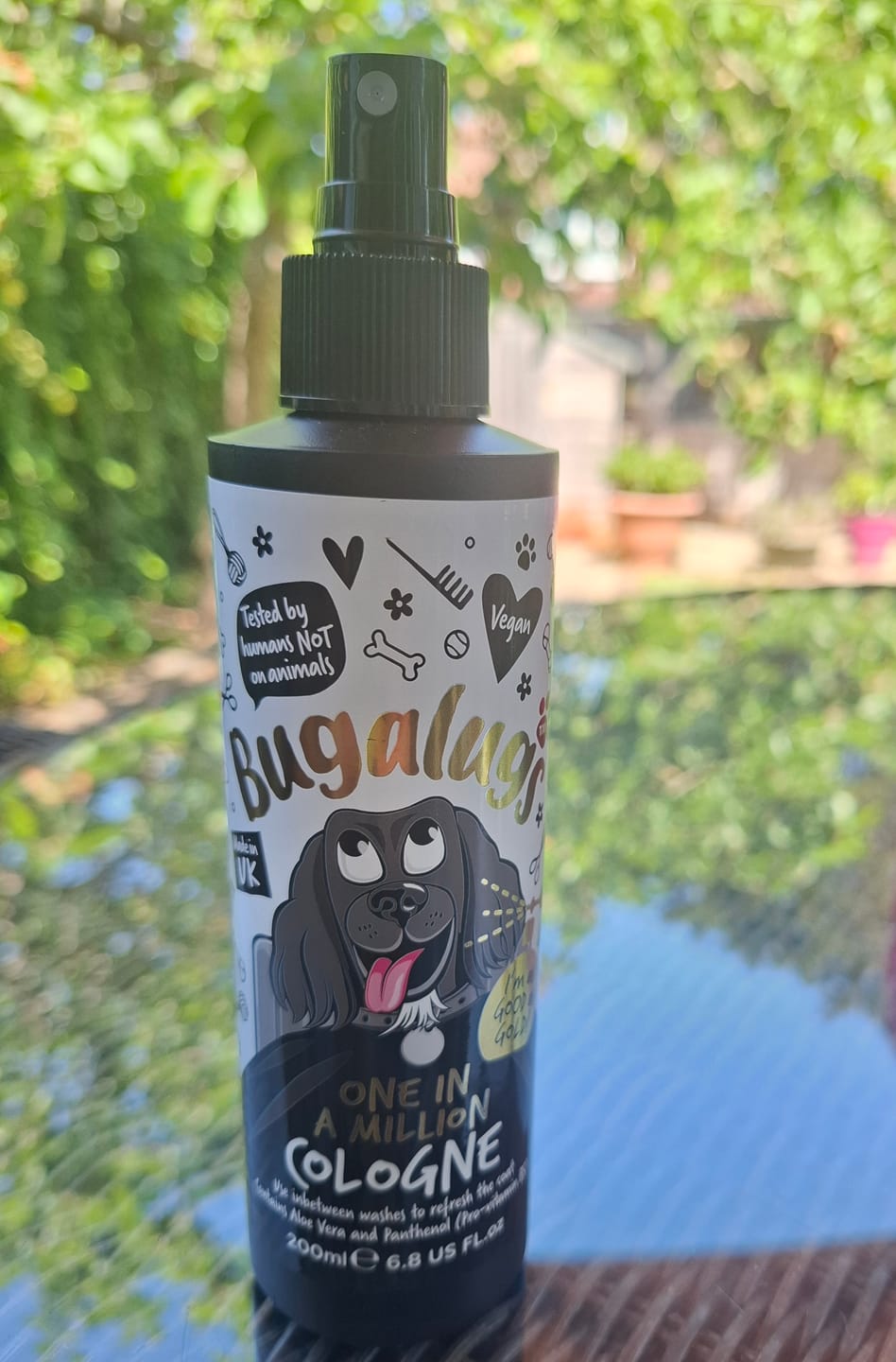 Customer photo review of One in a Million Dog Cologne
