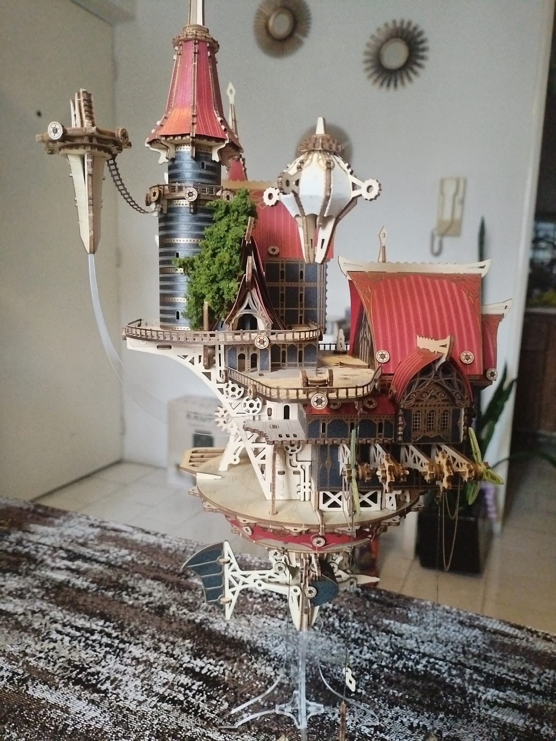 Customer photo review of Rokrgeek Fantasy Steam Castle 3D Wooden Puzzle