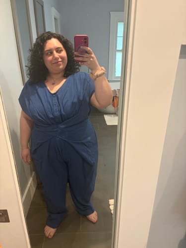 Customer photo review of VENUS WRAP JUMPER | MERMAID