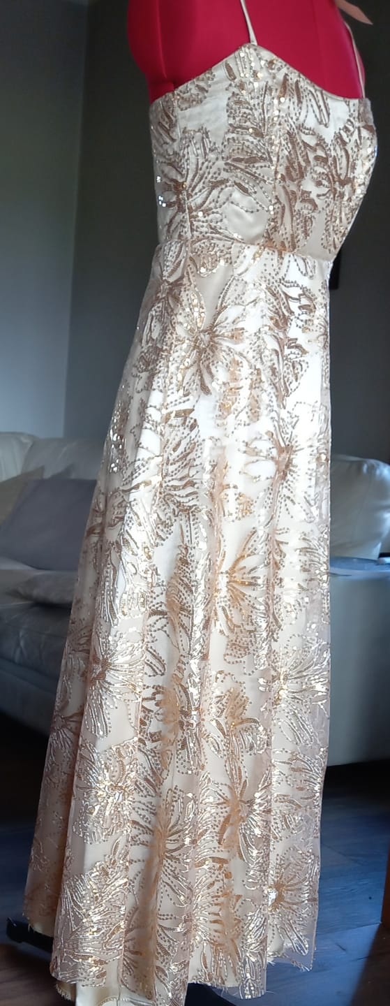 Customer photo review of Liquid Satin Fabric