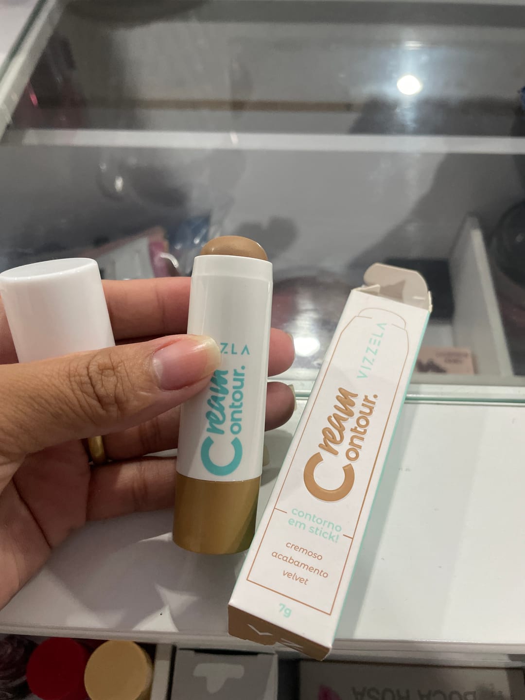 Customer photo review of Cream Contour - Contorno Stick Vizzela