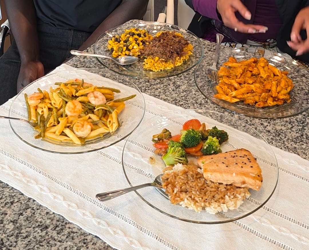 Customer photo review of Old Bay Shrimp Scampi