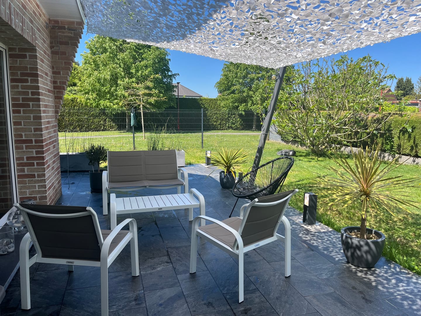 Customer photo review of Filet de camouflage renforcé câble acier