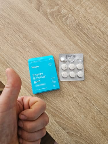 Customer photo review of Energy & Focus Gum