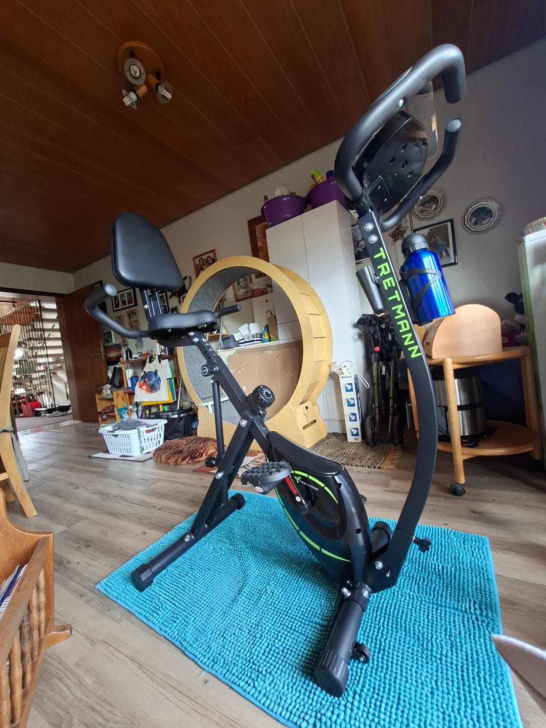 Customer photo review of Tretmann RIDE- Heimtrainer mit tiefem Einstieg