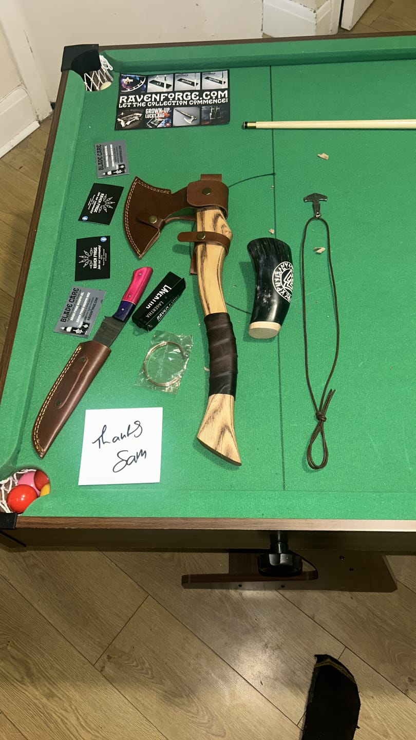 Customer photo review of Mystery Viking Box