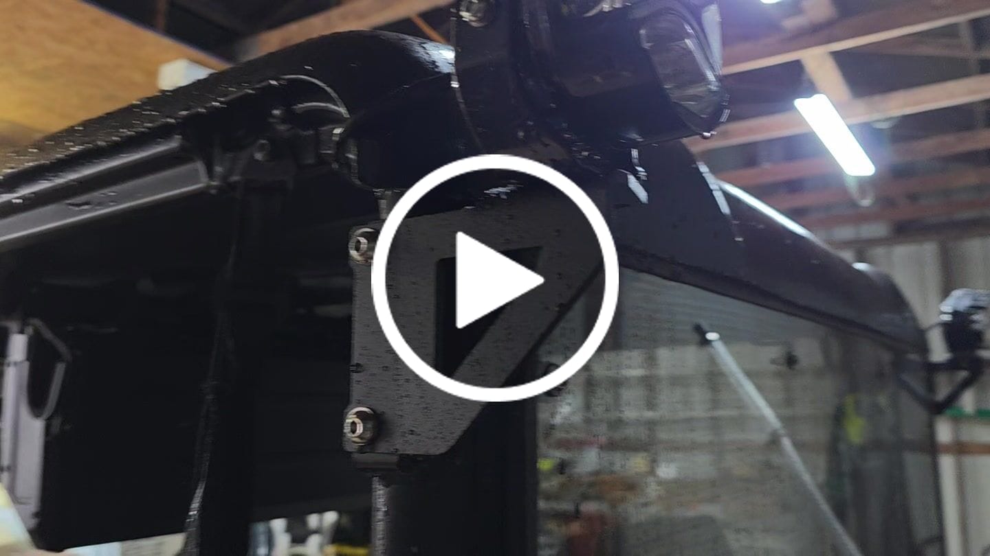 Customer video review of CFMoto UForce 800 XL — Rear Cube Light Mounting Brackets